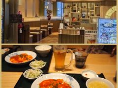 夕飯は桜木町のコレットマーレ６F「蘭の拾璞」で中華料理