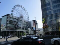 いったんホテルへ。この日は栄の「コンフォートイン名古屋栄駅前」に泊まります。
観覧車の近くか！と来て初めて知りました。