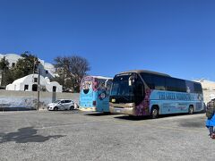 フィラのバスステーション到着
サントリーニ島はこのフィラのバスステーションを中心にバスが発着