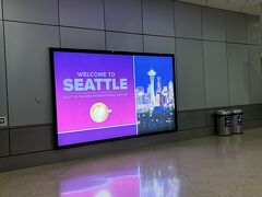 サンフランシスコは50分の乗り継ぎなので、ラウンジどころか写真撮る暇もなく、次のシアトル行に飛び乗りました。
そして初めてのシアトル到着です。
