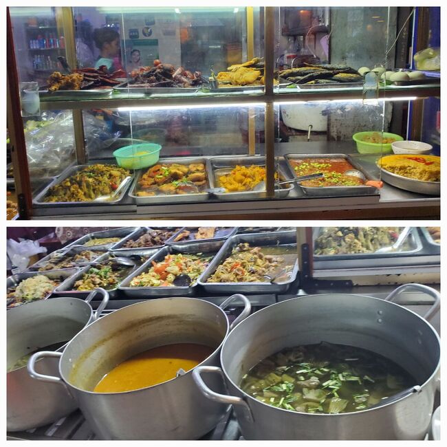 お惣菜たっぷりのローカルレストラン。<br />たぶん、お値段がお安いと思いますが、トライせず。<br /><br />南アフリカの青年が、<br />「1~2ドルで食べれるからオススメ！」<br />とか、言ってたな…。<br />