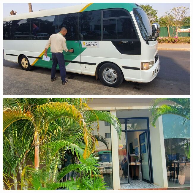 今朝もガイドツアーにのります。<br />klookで予約、10時間のグランドツアー￥2649(安)！<br />7時40分ホテルピックアップのあと、<br />オフィスに一旦集められ、<br />その後、行き先ごとのバスに別れて乗車します。<br /><br />ツアーメンバー、8人。<br />オーストラリア、ドイツ、南アフリカ人。<br />また、日本代表頑張るぞp(^^)q<br />カンボジア大学生が、一人研修生として参加。<br />しっかり者の彼女にめちゃくちゃお世話になりました。