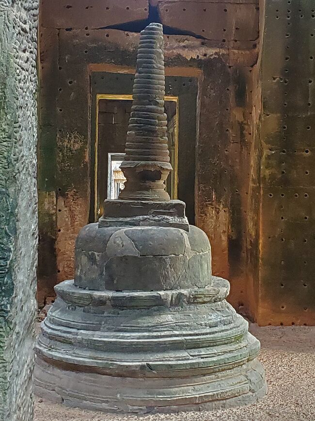 ストゥーパ(仏塔)。16世紀に鎮座。