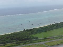 石垣空港まもなく到着