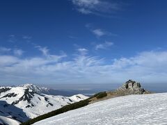 別山登頂
いい天気