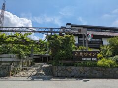 まずは、原茂ワイン
ワイン民宿鈴木園から徒歩12分
