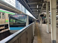 上野から京浜東北線で移動。

東京駅で降ります。