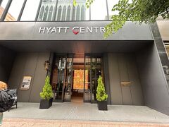 ルミネから出たら何となく見覚えのある感じ・・銀座じゃん！
少し歩いてランチ予約をしてくれた「ハイアット セントリック 銀座 東京」に到着。