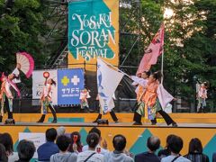 初日の演武は地元チームです