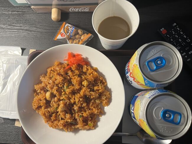 タッカルビチャーハンに酎ハイ2本