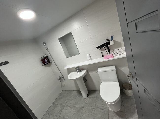 最近は浴槽無しが標準です。