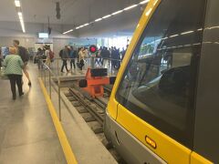 Trindade駅。乗換です。空港からの路線はここで終わりらしい。