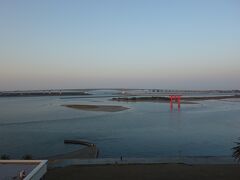 朝、いい天気。