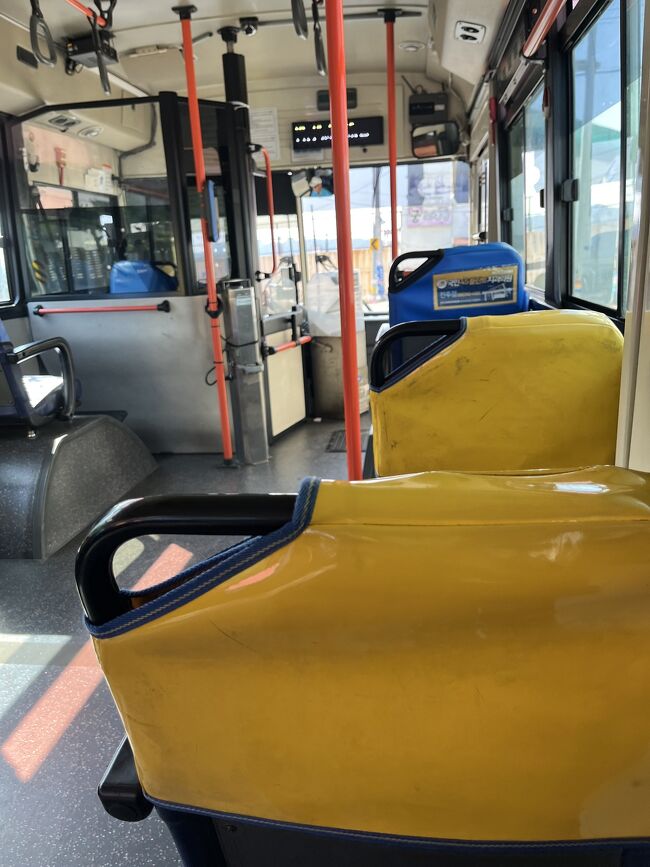 100番バスでホテルへ