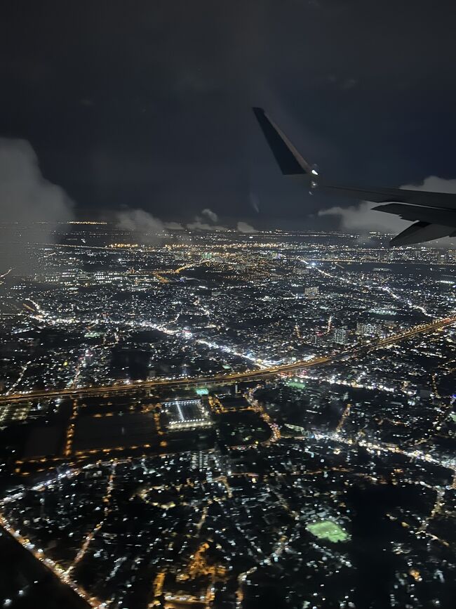 タンソンニャットで<br />約４時間半の待ち時間があります。<br /><br /><br />シェムリアップ→ホーチミンのフライトは<br />時間が短いので機内サービスはお水のみ。<br /><br /><br />おそらく、<br />ホーチミン→福岡空港のフライトの機内食は<br />朝ごはんとして到着間際に出るだろう…<br />（これ、正解でした👍）<br />ということで、<br />さっさと乗り換えの手続きを済ませて、<br />美味しい夕ご飯を食べよう…と、<br />出発フロアへ！