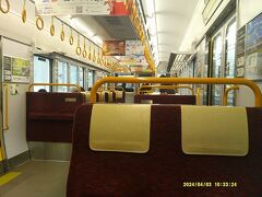 電車での移動