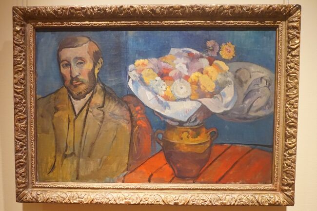 ポール・ゴーガン「画家スレヴィンスキーの肖像」1891年<br />松方コレクション