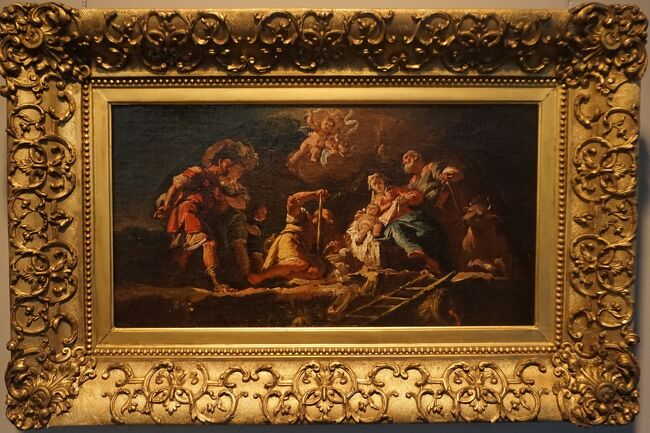 フランチェスコ・フォンテバッソ「羊飼いの礼拝」1736年頃<br />松方コレクション