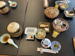 旅館の朝めし