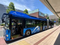 カップヌードルパーク・ハンマーヘッド入り口で下りました。
もしかしたらハンマーヘッドにもバス停があるんじゃないかと思いつつ・・