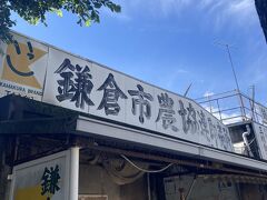 車に乗って鎌倉に移動です。
朝なら、レンバイもまだ野菜がたくさんあるだろうと考え、再度行ってみました。
ゆっくり朝食をとっていたので、9時前くらいに到着しました。