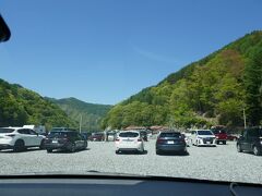 10:09 南アルプス林道バス、戸台パーク駐車場