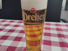 風呂上がりの一杯！セゲドで。