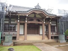 本堂？の所が工事中