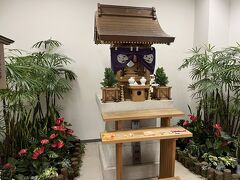 　ここが航空神社。毎回お供え物が違うので、誰かが、管理しているとは思うのですが。