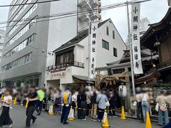 東京で随一のパワースポットと聞いてる小網神社で参拝しようと思ったら凄い行列だったのでこの日は諦めることに…