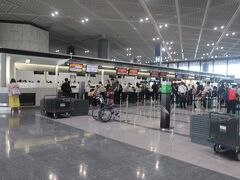 今回は成田発のエバー航空。台湾新幹線も便利なので、LCCで台湾・桃園に行くか、関西からピーチで高雄に行くのが最も安いが、今回は、ANA・SFCメンバーの価値を堪能するため、エバーを選択。

ちなみにエバーのエコノミーでもいろいろな料金クラスがあり、安いものを選んだところ、成田ー高雄区間はclass Mでマイレージが付き、事前座席指定クラスができるもので、帰りの桃園ー成田はclass Vでマイレージが付かず、事前座席指定不可の最安値クラス。

オンラインチェックインしようか、預け荷物もないし、まあ空港で自動チェックイン機でいいだろうと成田に行ったら、エバー航空は自動チェックイン機がない！
でもスターアライアンスゴールドの優先カウンターがあり、安いエコノミーでも快適チェックイン