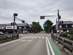 京橋を越えて夢京橋キャッスルロードへ