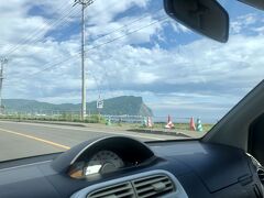 余市駅でレンタカーを借り、積丹半島のドライブの始まりです。