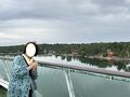 朝食前にデッキに出てみる。あいにくのどんより曇り空のストックホルム。海辺近くにかわいいおうちが並んでいる。朝食は6階のブッフェでいただいた。ツアーの方以外にも日本人が多く乗船しており、テーブル両隣は日本人個人旅行者だった。