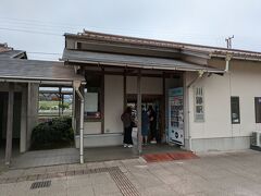 次は大社線の分岐駅へ行ってみました,出雲大社へ行くための乗換駅です