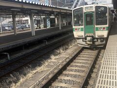 米沢で乗り換えて予定通り山形に到着。