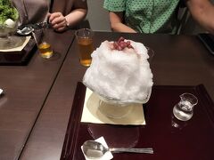 暑いのでかき氷をいただきます