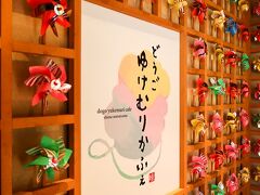 二階の一角は風車が並んでいて、とても可愛らしくなっています。
隣にいた浴衣を着た女の子二人は映えるお団子を頼んでいました。
お団子、可愛いなぁ～と見ていたけれど、浴衣の二人も可愛くて。
この風車を背景に撮ってあげて、後から、送ってあげました。
同じうちわを持っていたので、「人力車に乗ったの?」と聞いたら、ドンピシャでした。