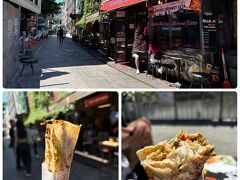 カラキョイに渡ったら、まずはサバサンドではなく鯖ラップのお店へ

Sokak Lezzeti Tarihi Bal&#305;k D&#252;r&#252;mc&#252; Mehmet Usta

オットが買って食べました（１個 160TL = 800円）

（観光客に人気のサバサンドはエミノニュのガラタ橋のたもとの船の上で売っています）