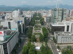 テレビ塔からの大通公園