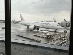 JAL　サクララウンジから
コロナ禍を経て、お料理はオーダー制になっていました
2フロアあり　上がお食事コーナー、下がラウンジになっています
いくつかのスペースに分かれていて、ゆったり過ごせます