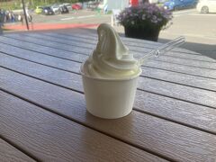 帰りは諏訪南インターそばの直売所の蓼科自由農園でとうもろこしや桃、そのほか野沢菜などを購入しソフトクリームを食べて帰りました。
牛乳が濃くて美味しい。
ここまでご覧いただきありがとうございました。