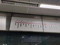 MRTレッドラインに乗り換え