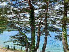 
きょうの天気は晴れ。
バスの窓から田沢湖が見えました。青くて綺麗です。
