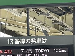 待ち合わせの時間を目指して高崎駅から新幹線で出発～

ぐんまちゃんって高崎駅をジャックしているから、高崎駅が「ぐんまちゃん駅」になっていたのね（笑）
この時間は新幹線もこんなに合間なく到着します。