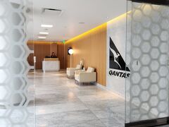 カンタスのファーストクラスラウンジ