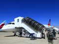 ジンバブエのビクトリアフォールズ国際空港からエアーリンクの航空機で３時間少々。南アフリカのケープタウンへ直行です。