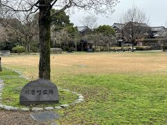 長良川横の川原町裏にあった広場。