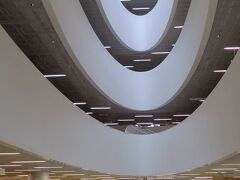 隣りにあるフィンランド国立図書館に行くが、入口が分からず、その先のヘルシンキ大学中央図書館に入った。

天井は大きな楕円形の吹き抜け。
