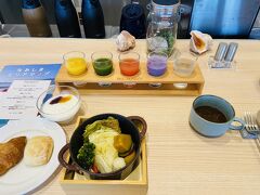 UNOホテルは朝食が素敵♡
野菜をたくさん食べられるのがいいね。